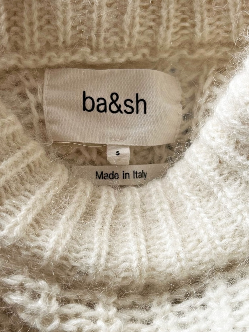 ba&sh Emma Sweater in Ecru, Size Small - Picture 14 of 15